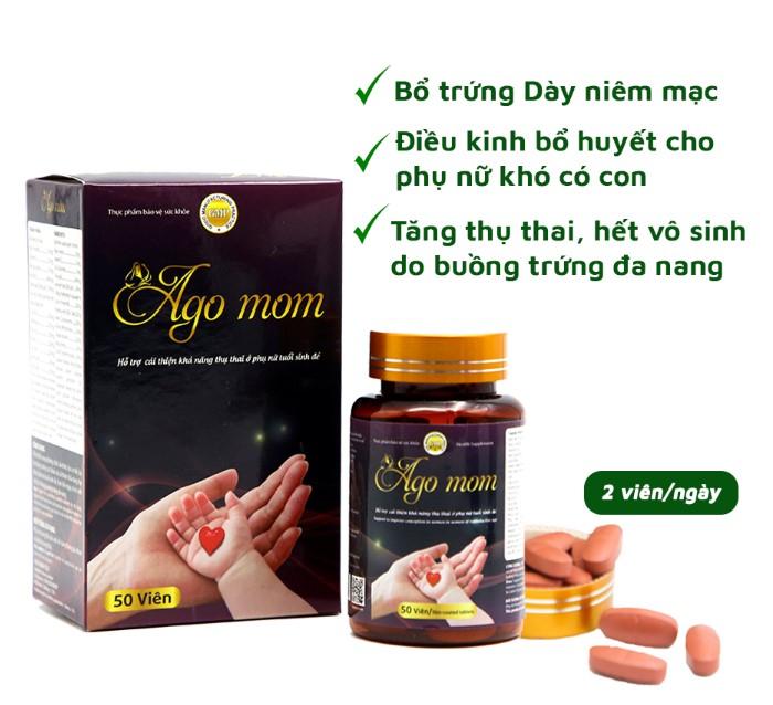 Viên bổ trứng Ago Mom