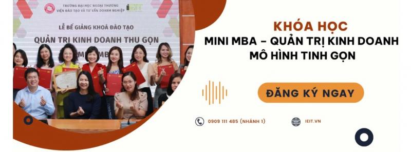 Lễ khai giảng khóa học Mini MBA  tại Viện Đào tạo và Tư vấn doanh nghiệp (iEIT) - Trường ĐH Ngoại thương