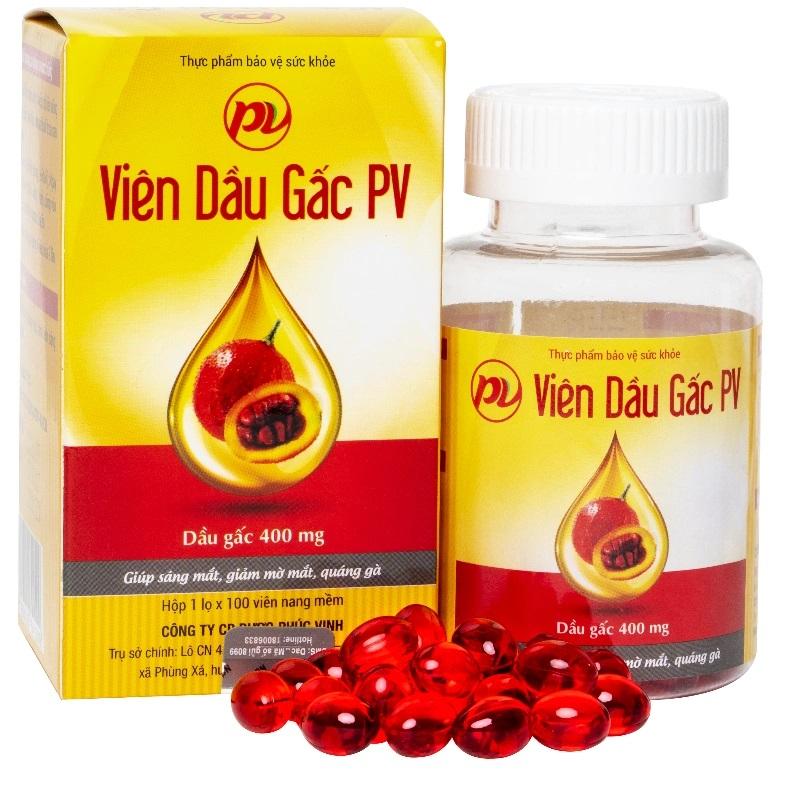 Viên Dầu Gấc PV