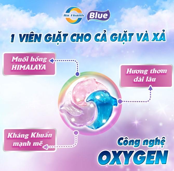 Viên giặt xả Blue