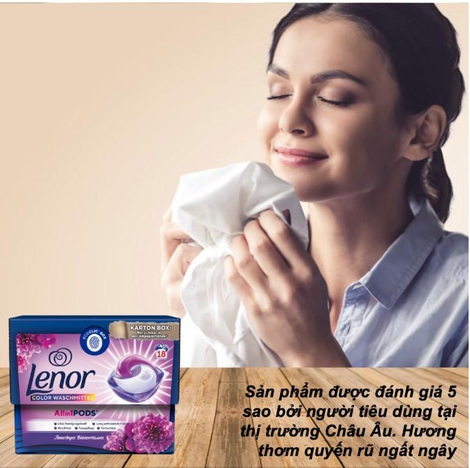 Viên giặt xả Lenor