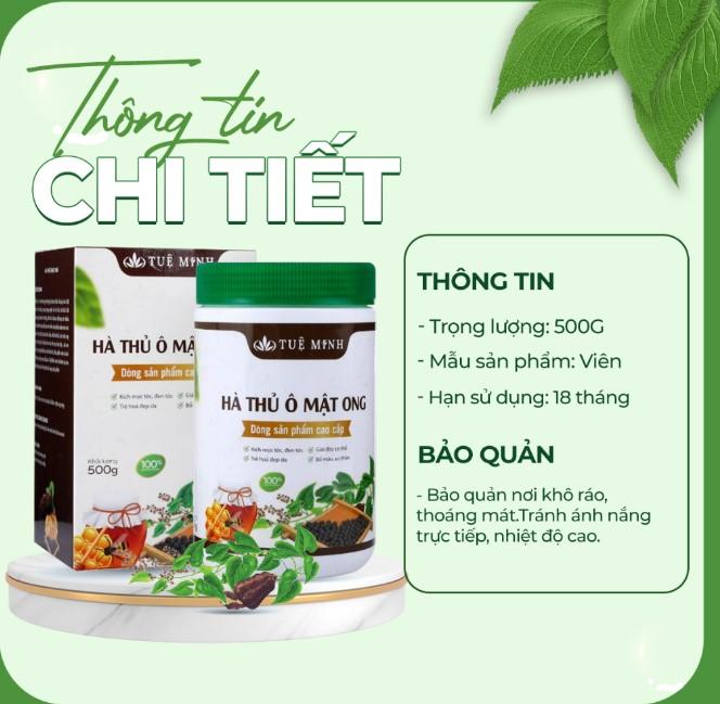 Viên hà thủ ô mật ong Tuệ Minh