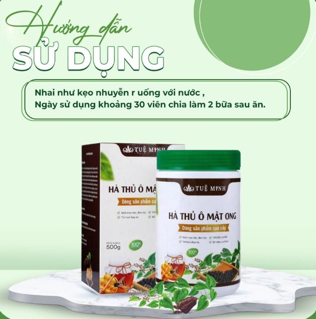 Viên hà thủ ô mật ong Tuệ Minh