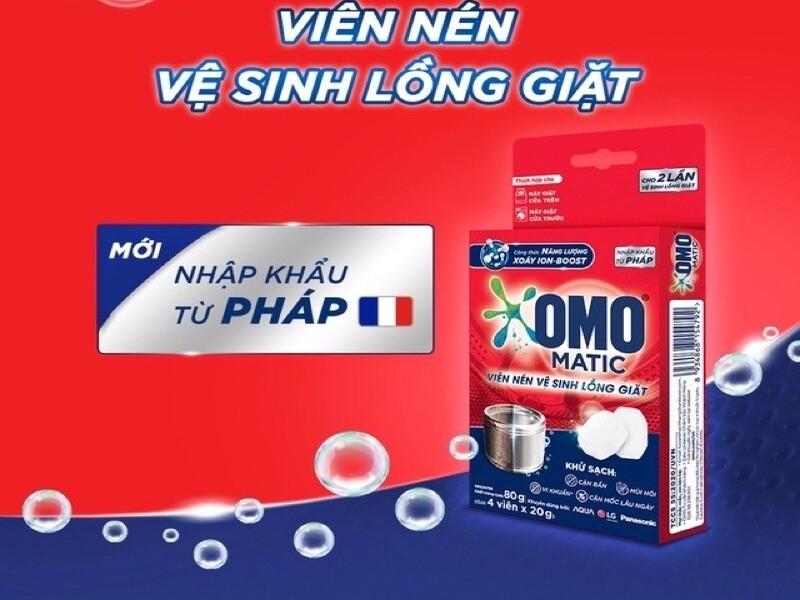 Viên nén vệ sinh lồng giặt OMO Matic