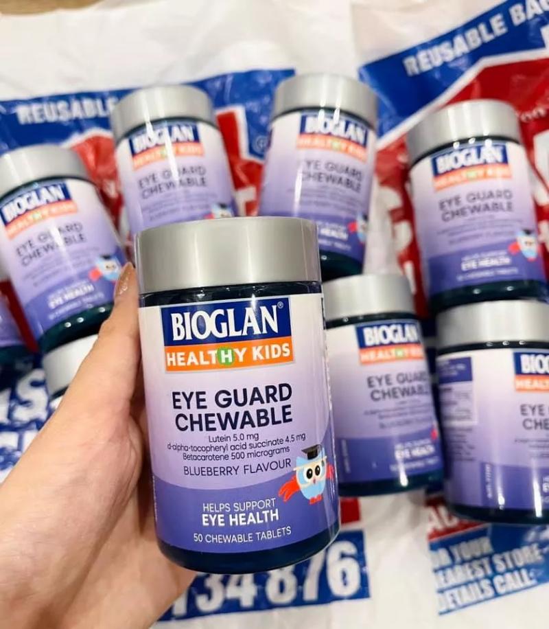 Viên Nhai Bổ Mắt Cho Trẻ Bioglan Kids Eye Guard Chewable