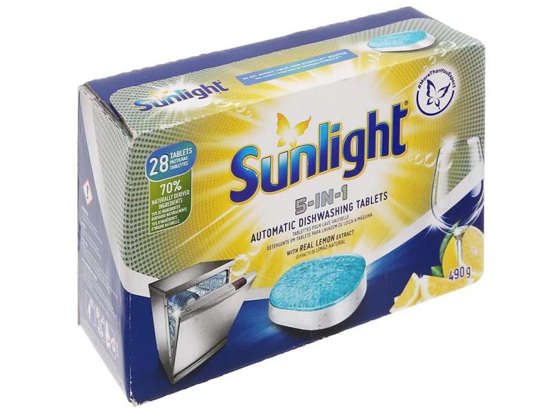 Viên rửa chén Sunlight 5 in 1