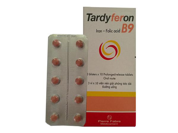 Viên sắt Tardyferon B9