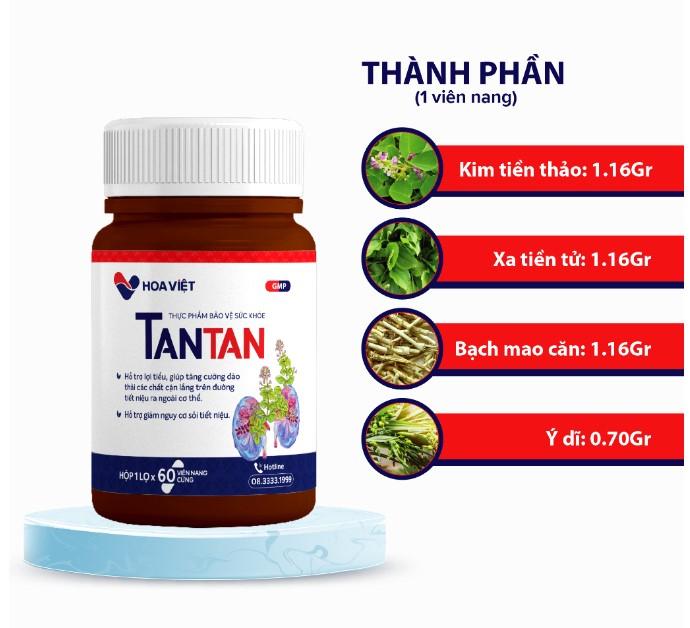 Viên sỏi Tan Tan Hoa Việt