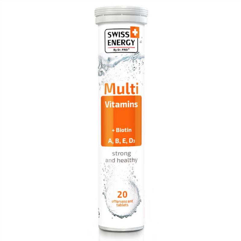 Viên sủi Swiss Energy Multivitamins & Biotin