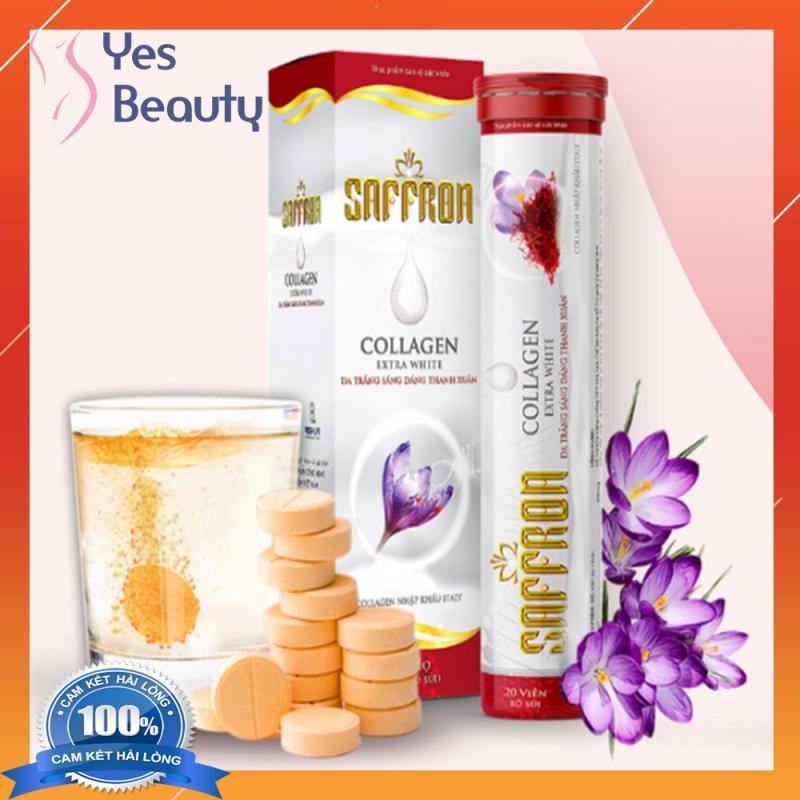 Viên sủi Saffron Collagen Extra White