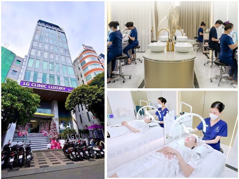 Không gian làm đẹp Luxury chuẩn 5 sao tại Viện thẩm mỹ LG Clinic chi nhánh Quận 1