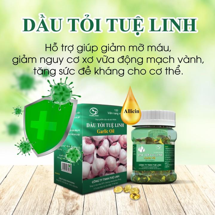 Viên tinh dầu tỏi Tuệ Linh