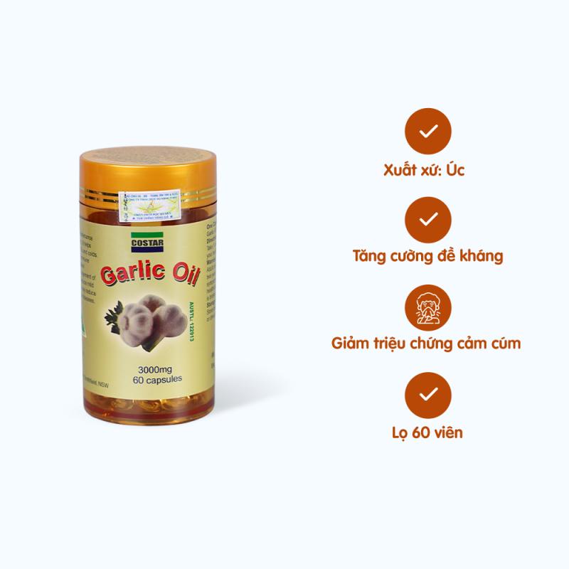 Viên tinh dầu tỏi Úc Costar Garlic Oil