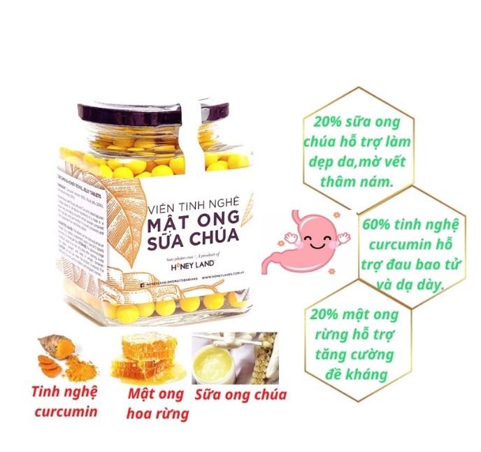 Viên tinh nghệ mật ong sữa chúa Honeyland