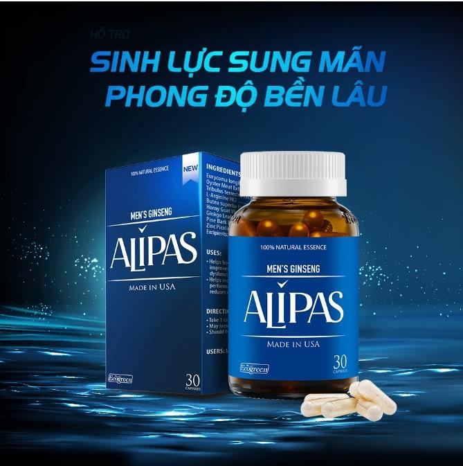 Viên uống Alipas tăng cường sinh lý nam