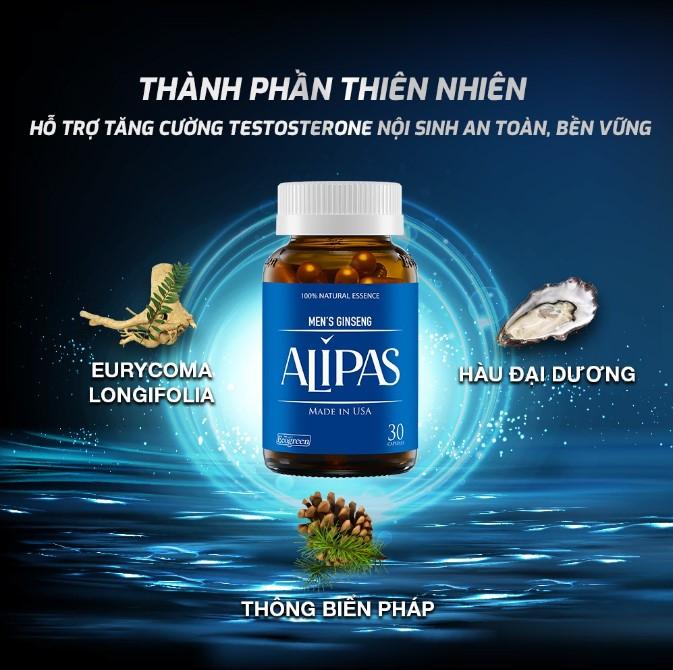 Viên uống Alipas tăng cường sinh lý nam