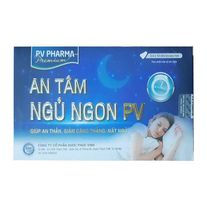 Viên uống an tâm ngủ ngon Pv Pharma (Hộp 50 Viên)