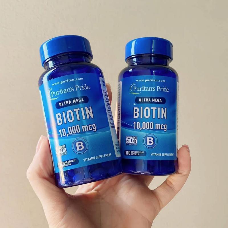 Viên uống Biotin 10000mcg Puritan’s Pride