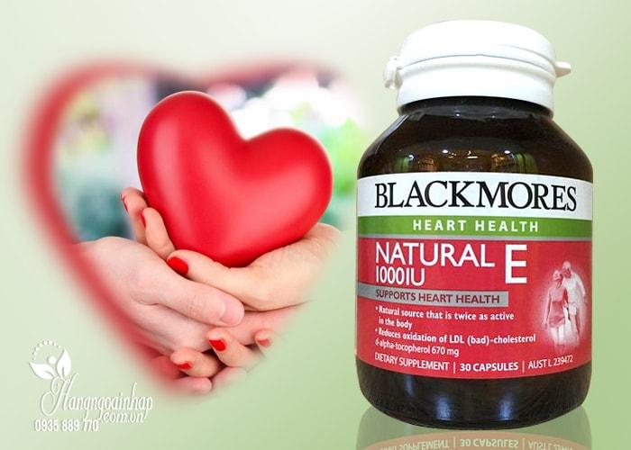 Viên uống Blackmore Natural Vitamin E 1000IU 30 viên của Úc