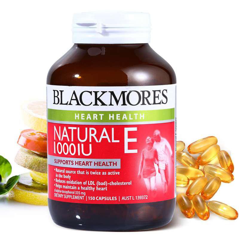 Viên uống blackmores heart health natural e 1000iu bổ sung hàm lượng vitamin E cần thiết mỗi ngày cho cơ thể