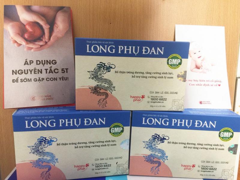 Viên uống bổ dương, cải thiện số lượng và chất lượng tinh trùng Long Phụ Đan