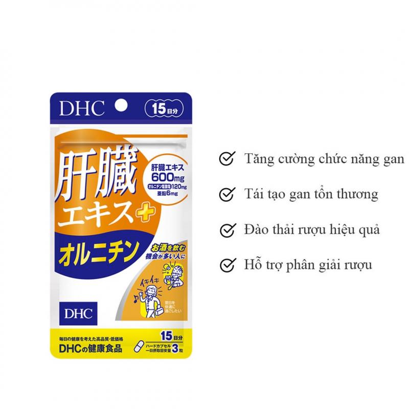 Viên uống bổ gan DHC Liver Essence - Ornithine