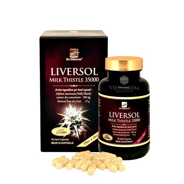 Viên uống bổ gan Dr.Natural LiverSol Milk Thistle