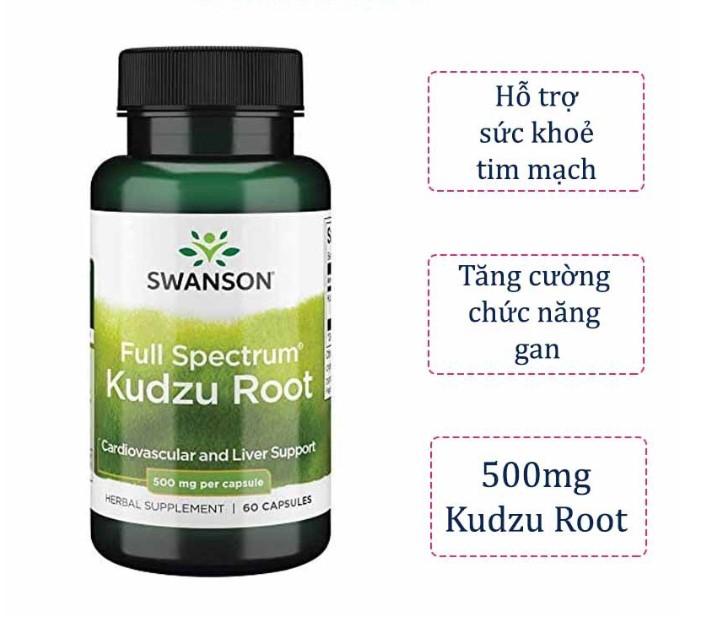 Viên uống bổ gan Kudzu Root Swanson