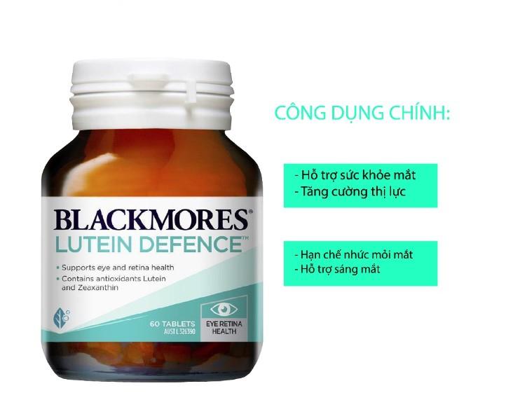 Viên uống bổ mắt cho người cận thị - Blackmores Lutein Defence