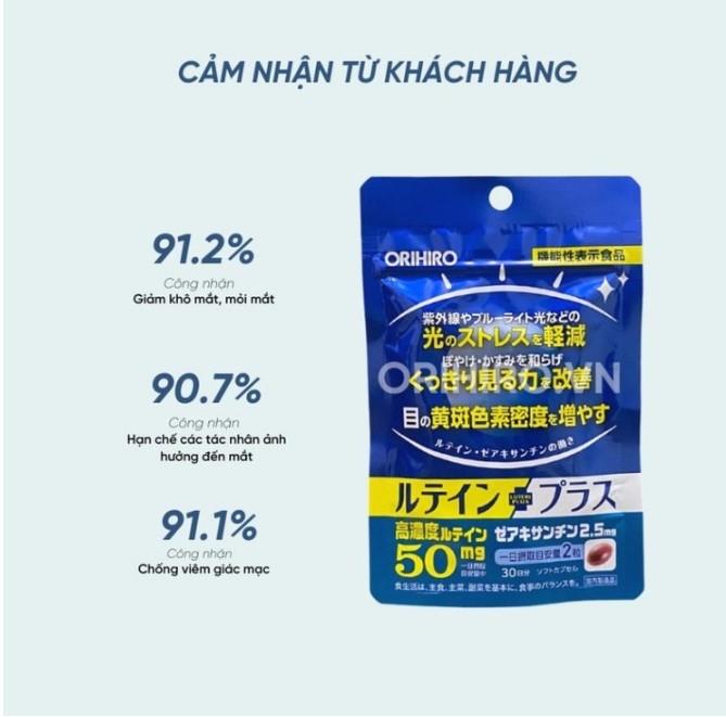 Viên uống bổ mắt Orihiro Lutein Plus