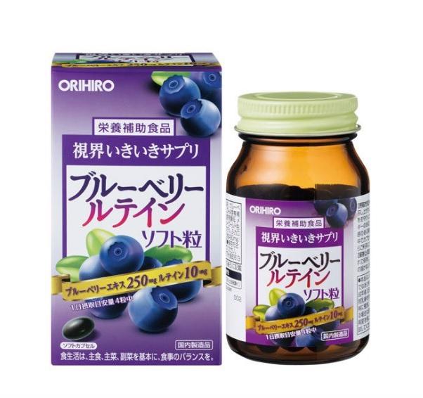 Viên uống bổ mắt việt quất Blueberry Orihiro
