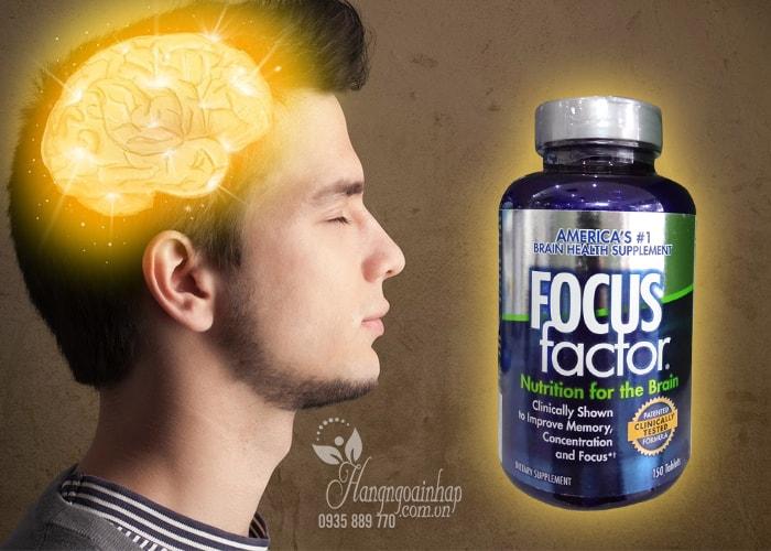 Viên Uống Bổ Não - Giảm Stress - Tăng Cường Trí Nhớ focus factor nutrition for the brain 150 tablets Của Mỹ