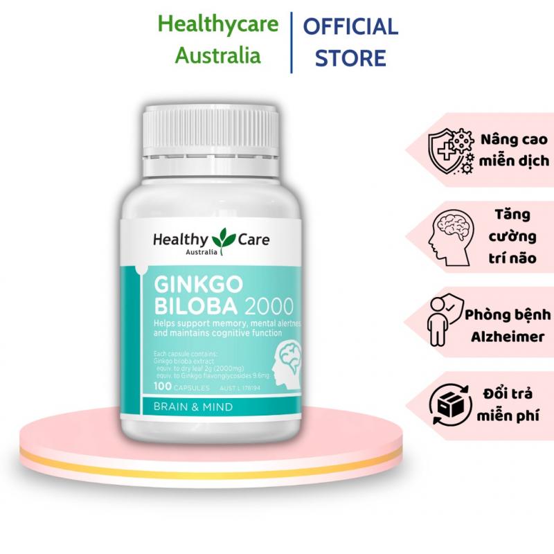 Viên uống bổ não Healthy Care Ginkgo Biloba