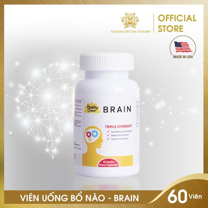 Viên uống bổ não, hoạt huyết dưỡng não, cải thiện triệu chứng mất ngủ - Heathy Choice Brain Nature Gift USA