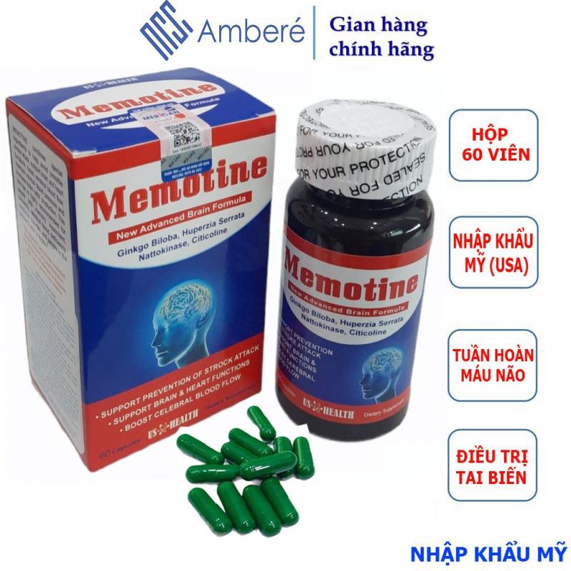 Viên Uống Bổ Não MEMOTINE VigoOneXl hoạt huyết dưỡng não tăng cường tuần hoàn cải thiện trí nhớ