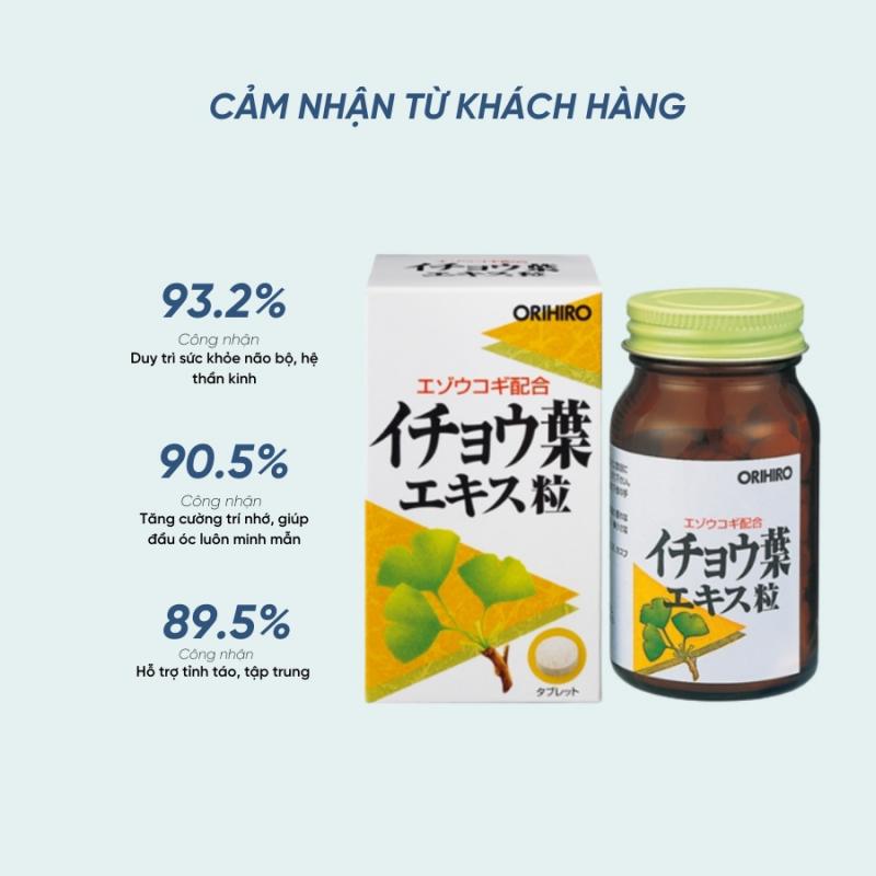 Viên uống bổ não Orihiro Ginkgo Biloba