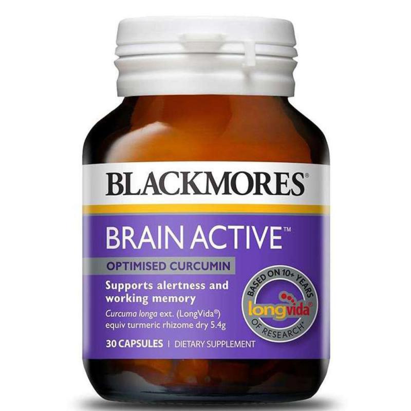 Viên Uống Bổ Não Tăng Cường Trí Nhớ Blackmores Brain Active 30 Viên