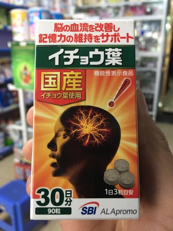 Viên uống bổ não, tuần hoàn máu não Alapromo 90 viên Nhật