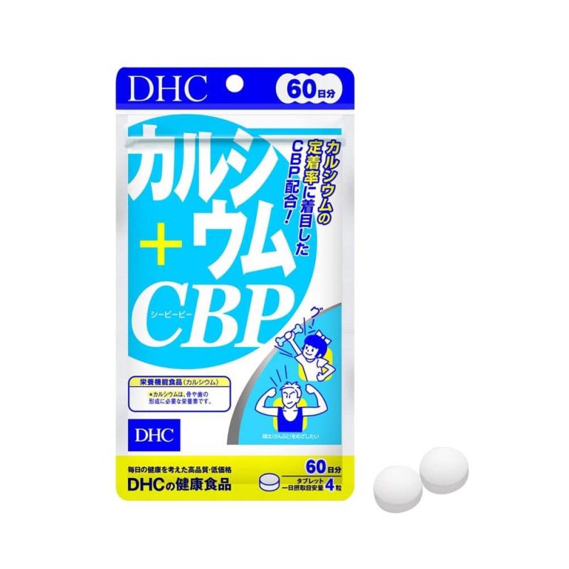 Viên uống bổ sung Canxi DHC Calcium + CBP 60 ngày