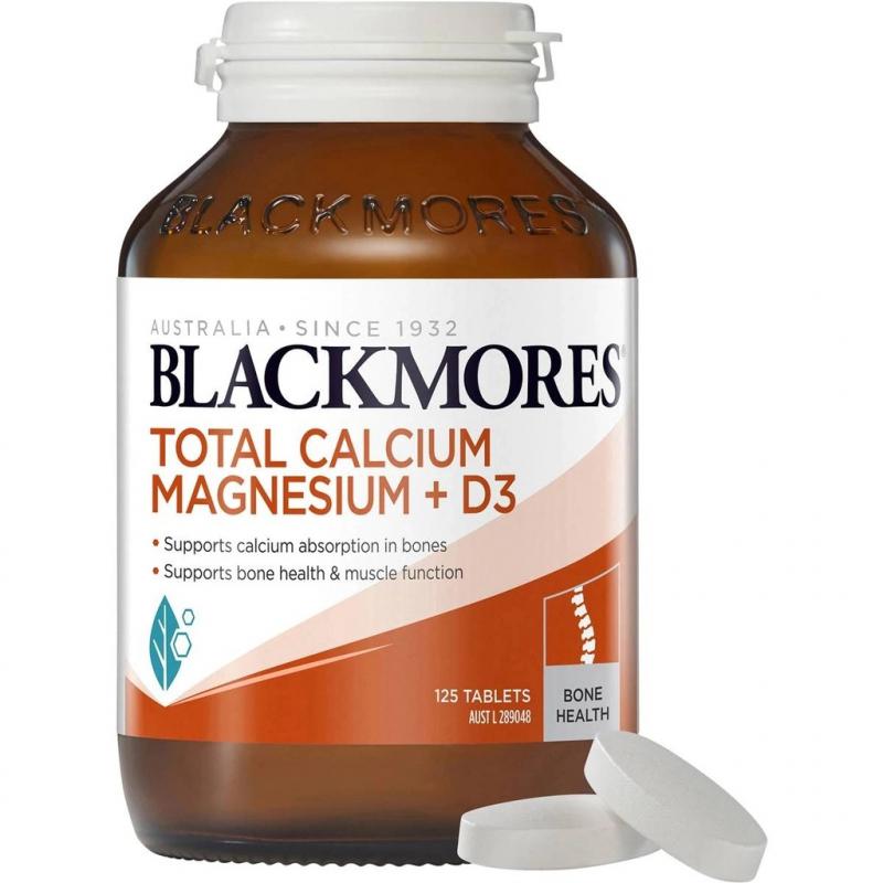 Viên uống bổ sung Canxi Total Calcium & Magnesium + D3 Blackmores