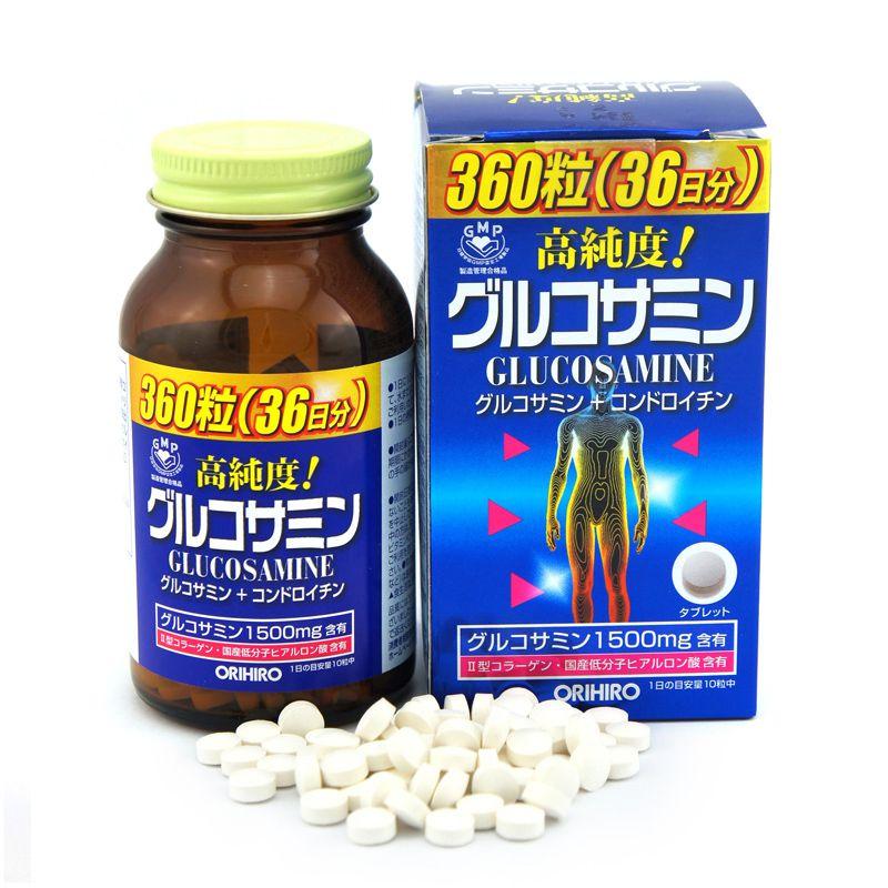 Viên uống bổ sung Glucosamine Orihiro Nhật Bản giảm đau xương khớp