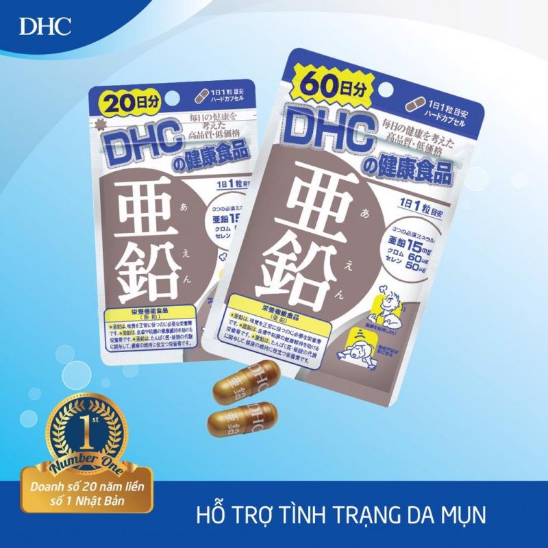 Viên uống bổ sung kẽm DHC giảm mụn, tăng cường miễn dịch