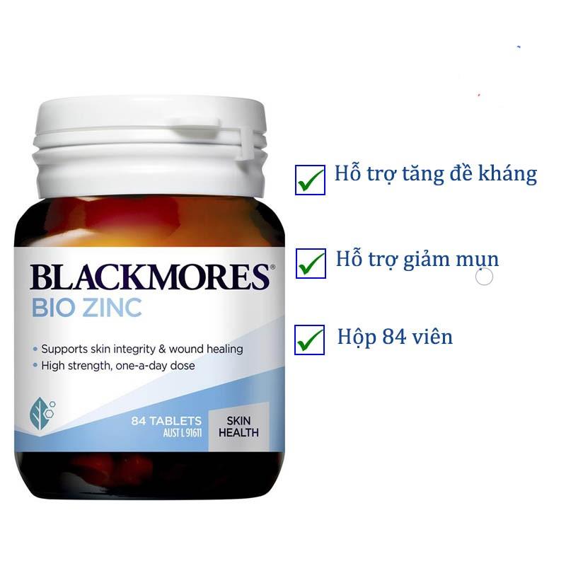 Viên kẽm tự nhiên Blackmores Bio Zinc 84 viên của Úc