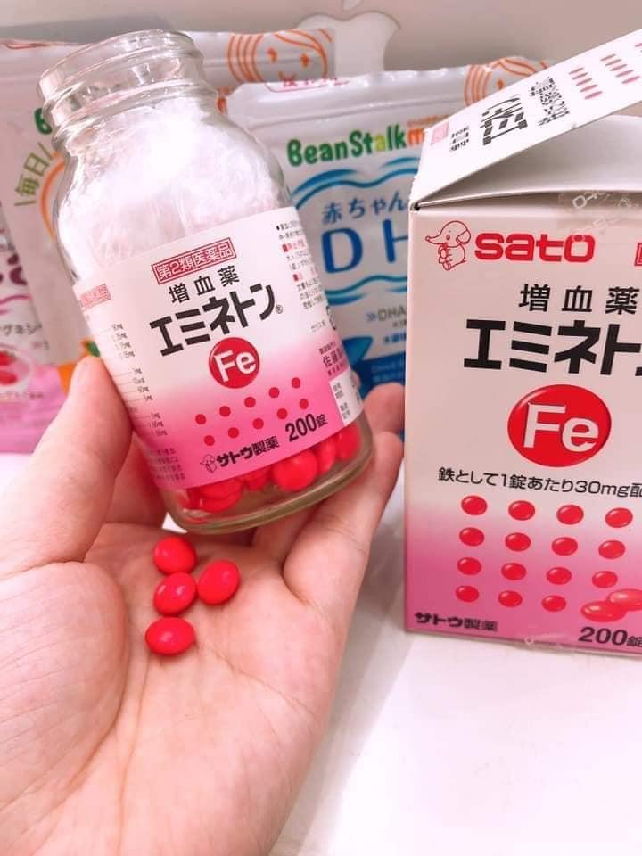 Viên Uống Bổ Sung Sắt Và Vitamin Cho Bà Bầu Sato 