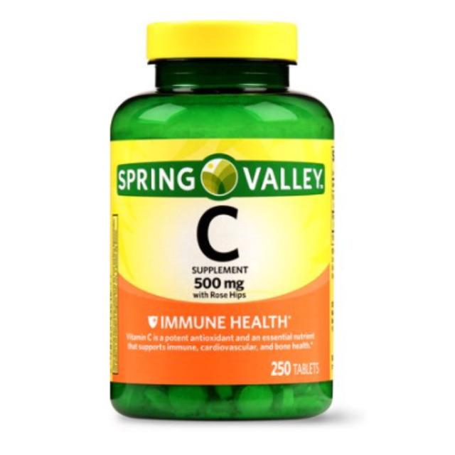 Viên uống bổ sung vitamin C Spring Valley Vitamin C 1000mg