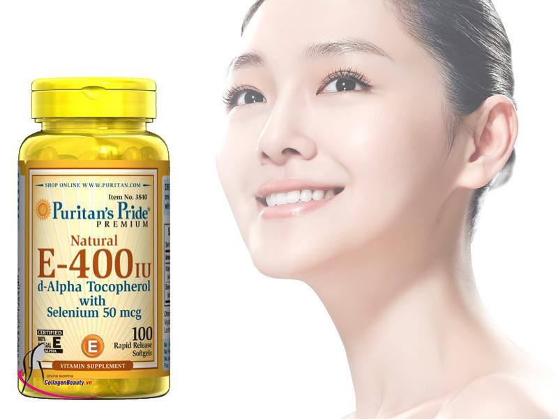 Viên uống bổ sung Vitamin E 400 IU Puritan Pride 100 viên của Mỹ