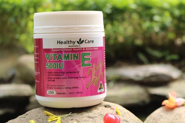 Viên uống bổ sung Vitamin E Healthy Care 500IU 200 viên của Úc