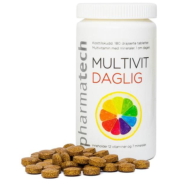Viên uống bổ sung vitamin tổng hợp và khoáng chất Multivit Daglig