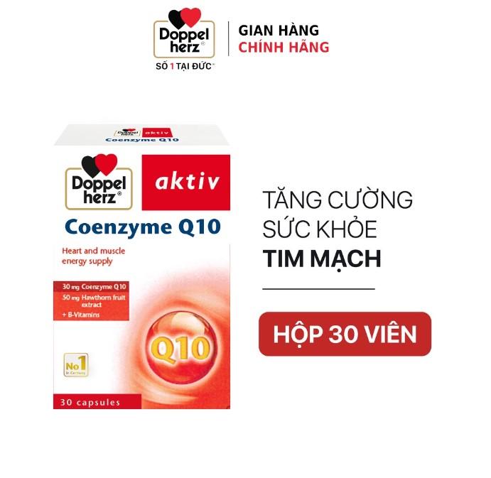 Viên uống bổ tim mạch, điều hòa huyết áp Doppelherz Aktiv Coenzyme Q10