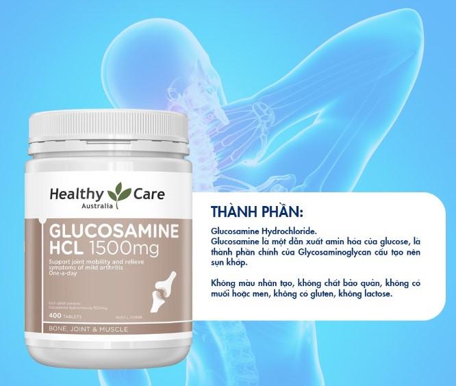 Viên uống bổ xương khớp Glucosamine Healthy Care